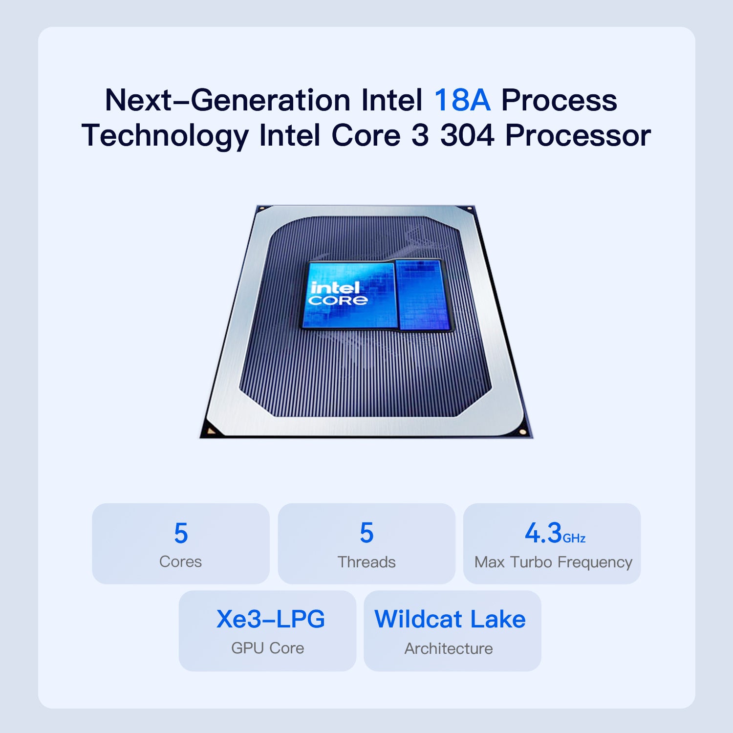 Beelink ME Pro 2-Bay AI NAS Mini PC Intel® Wildcat Lake 304