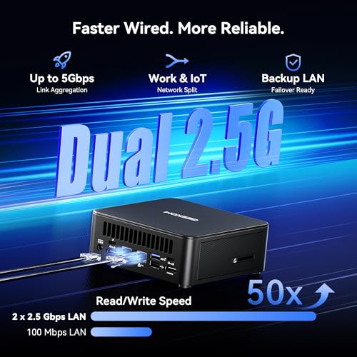 GEEKOM IT13 MAX AI Mini PC, Intel Ultra 9 185H (65W), DDR5 16GB 1TB SSD