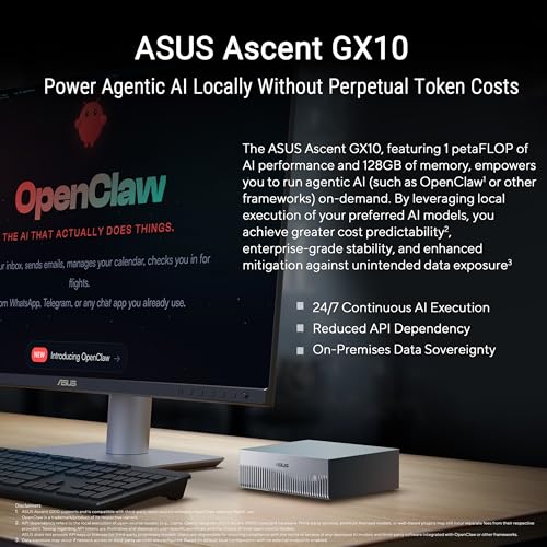 ASUS Ascent GX10 AI Supercomputer, DGX Spark