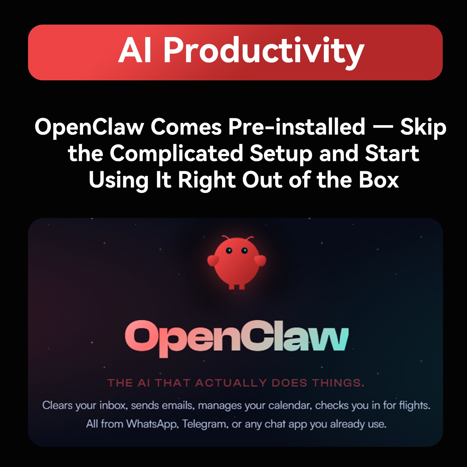 Beelink EQi Pro AMD Ryzen™ 7 7735HS (OpenClaw Pre-Installed)